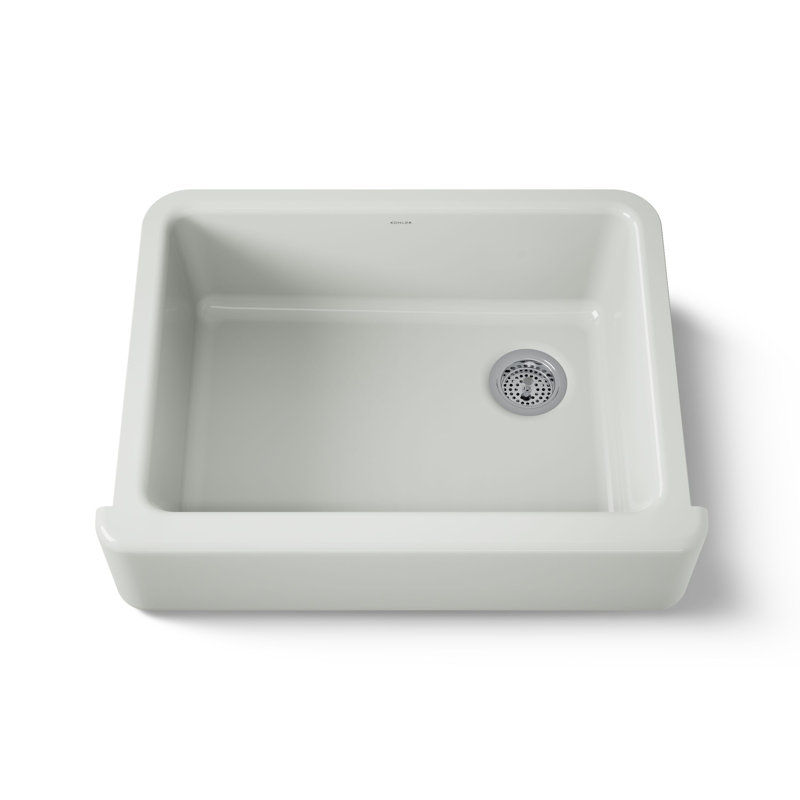 Whitehaven® 29.69" L x 21.69" W Farmhouse Single Bowl Kitchen Sink, Sea Salt