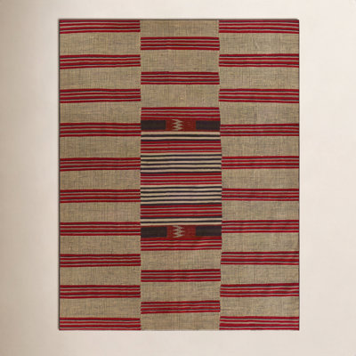 Adobe Flatweave Geometric Jute Rug