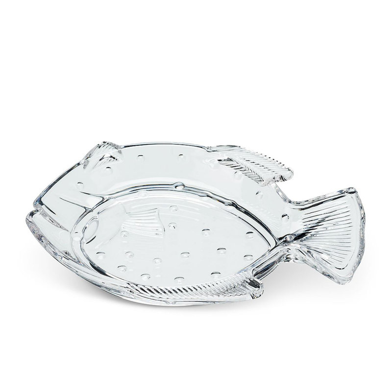 Highland Dunes Phelps Glass Tray