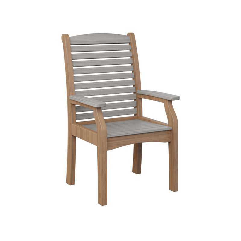 Chaise de terrasse classique Berlin Gardens, Gray/Antique Mahogany