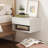  Modern Floating Bedroom Nightstand with Storage Drawer and Open Shelf Cubby-68588420