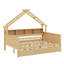 Lits plateforme Woodhouse avec DEL, tablettes de rangement, tiroirs et garde-corps-1906430423