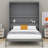 Murphy Bed Wall Bed With Shelves-13666531-13666541