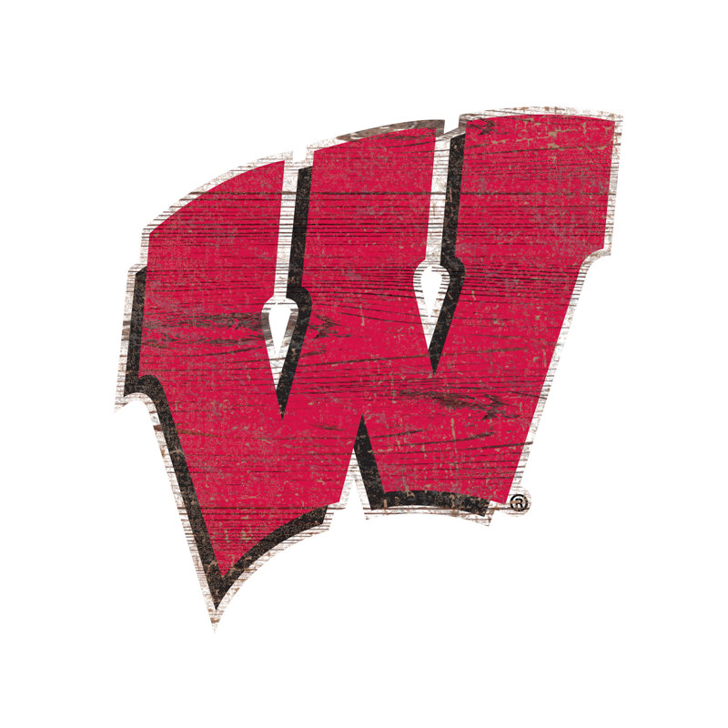 NCAA Modern Wall Decor, University of Wisconsin