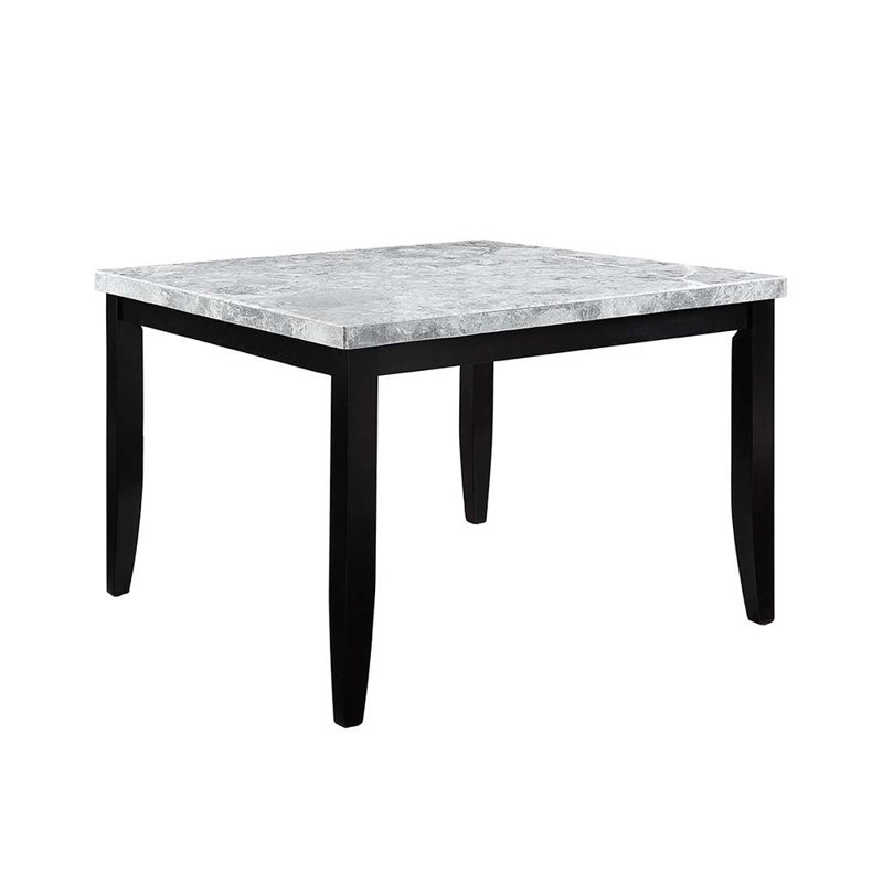 Hussein Square Counter Height Table in Black