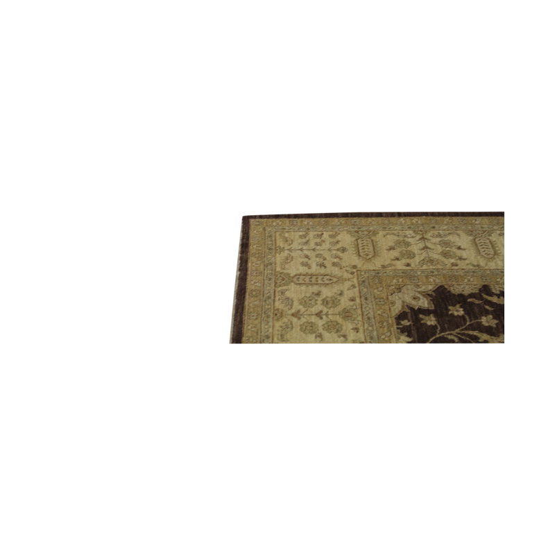 Hand-Knotted High-Quality Yellow/Rust/Beige Area Rug