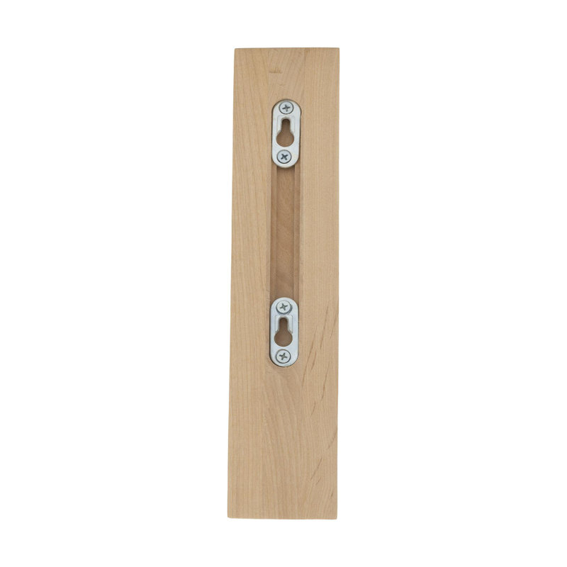 12 in x 2-1/2 in x 8 in Unfinished Medium Solid Traditional Plain Wood Bracket Corbel, Alder