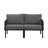 Bates Outdoor Conversation Set With Cushions-418675278-422881884