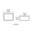 PENGFANG WORLDWIDE LLC 15.75'' White Ceramic Rectangular Bathroom Sink