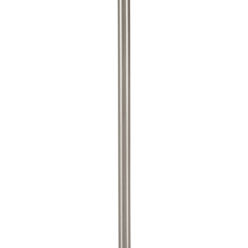 Lustre 5 lumières à abat-jour tambour, Argent argent