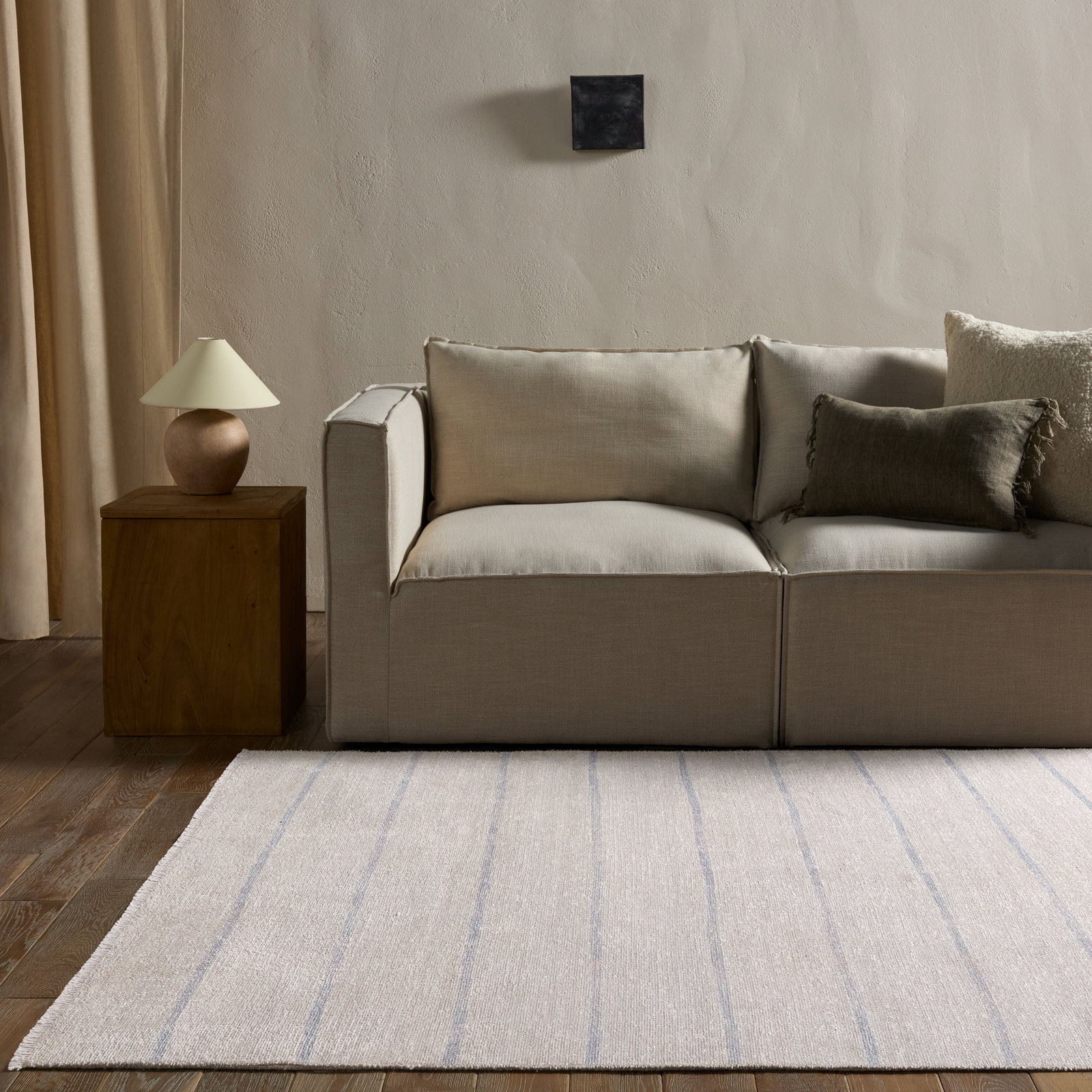 Striped Rug, Runner 2'6" x 8'