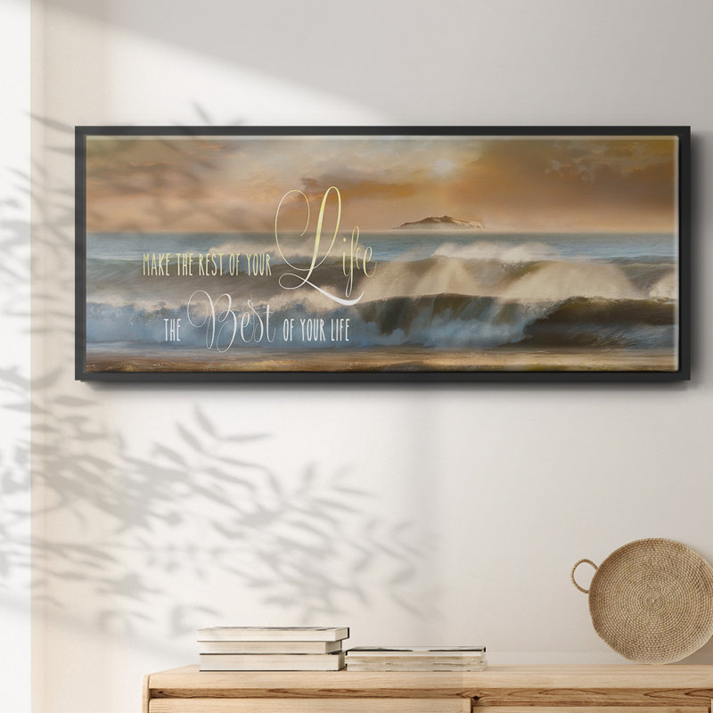 Best of Your Life - toile encadrée, H 20 po x l 50 po