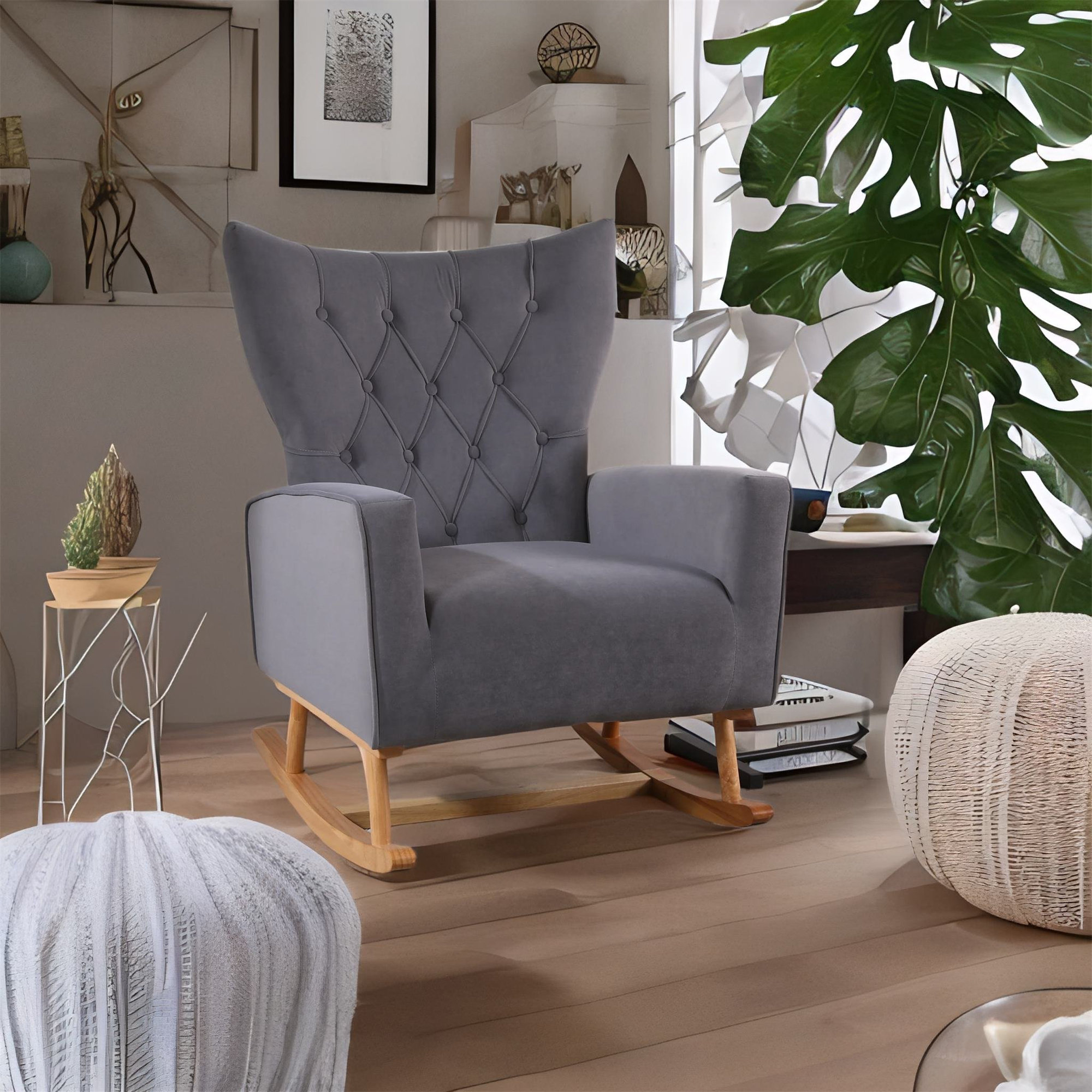 Vee Bee Rocking Chair Harriet Bee Rocking Chair - Wayfair Canada
