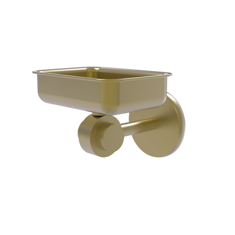 Gober Soap Dish, Satin Brass