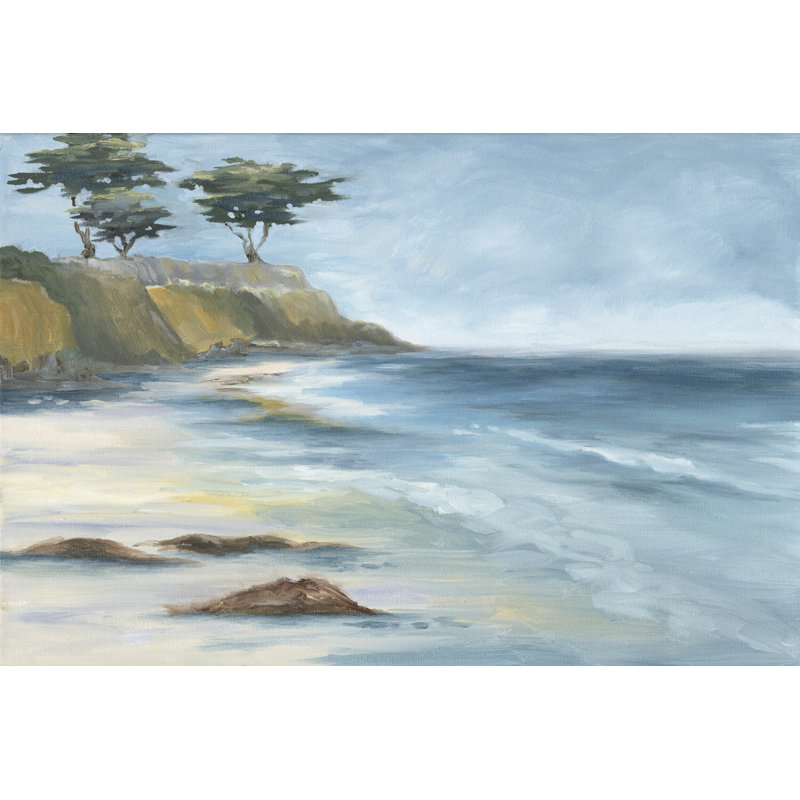 Beach Cypress by Danusia Keusder - Painting on Canvas, 61cm H x 91cm W, Wrapped Canvas