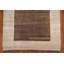 Tapis oriental brun en laine Kilim 4 x 5