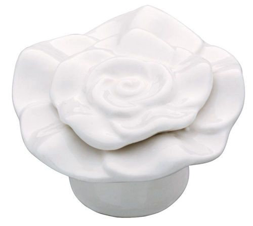 (Paquet de 5) Bouton de rose de 1-1 / 4 po blanc