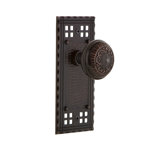 Craftsman Plate with Egg & Dart Door Knob