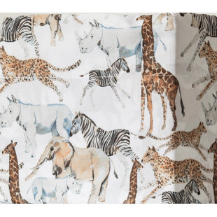 safari animal print curtains