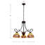 Mini-lustre 3 lumières de style Tiffany de style victorien Lark Manor ™ Abdeslam de 25 po de large