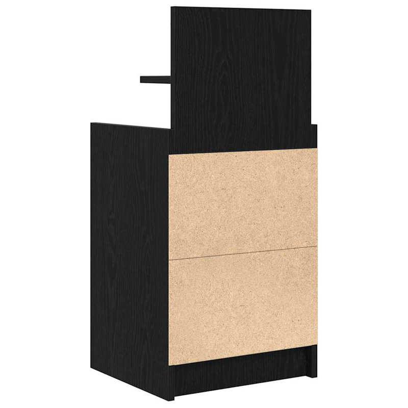 38cm W Manufactured Wood Bedside Table