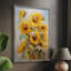 Reproduction encadrée FLORAL Series CDLIX - bois massif-1861387594