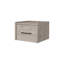 Table de chevet flottante murale gris clair-1880460987