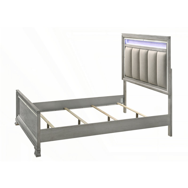 Wooden Panel Bed, Queen