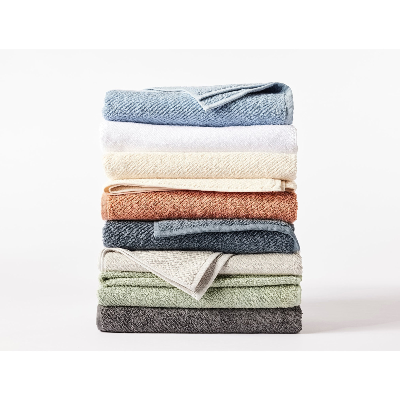 Air Weight Organic Bath Towel, Shadow