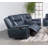 Awaah Upholstered Padded Arm Reclining Loveseat Blue