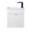 Ensemble de meuble-lavabo simple mural moderne 18 po 18 po