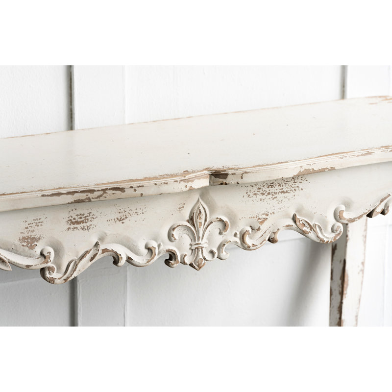Queen Slimline Whitewash Console for Living