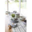 over&back Stackable 16-Piece Semi Hand-Finished Stoneware Dinnerware Set-99305499