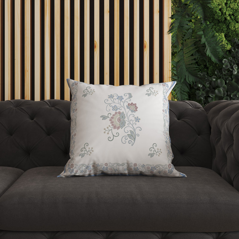 Burst Buti Intérieur/Extérieur 26x26, Carré 26 po, White/Cream