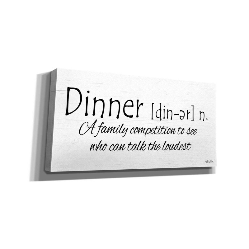 Dinner Competition' by Lori Deiter, Canvas Wall Art, 12" H x 24" W x 0.75" D