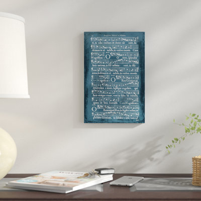 « graphic songbook iv », art textuel sur toile