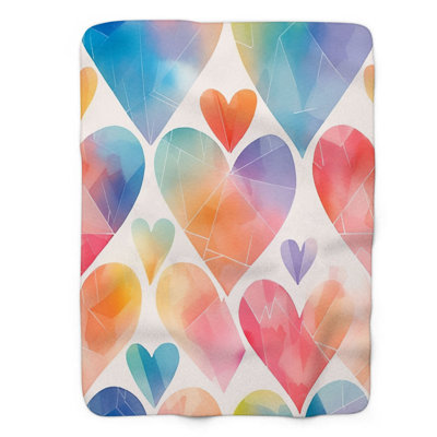 Heart Hearts - 1 pièce Sherpa Premium