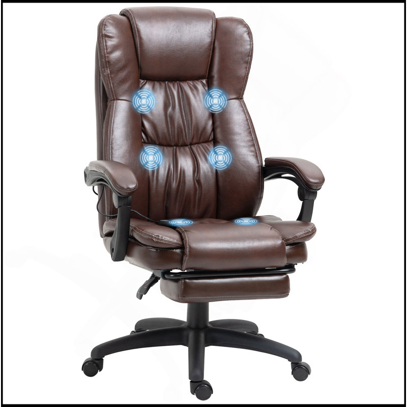 Fauteuil de bureau confortable avec massage avancé et fonctions réglables