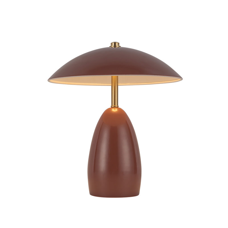 Lampe de table 9 po Sheffield, Rouge, Rouge