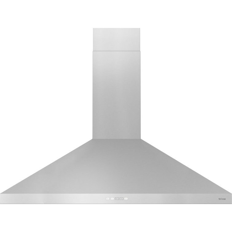 Zephyr Brisas 36 In. 600 CFM Traditional Wall Mount Range Hood With LED Lights In Stainless Steel