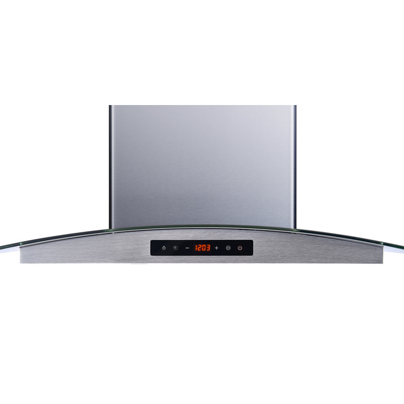 Hotte pour îlot de cuisine convertible 36 po 600 CFM H101B Series en acier inoxydable avec filtre inclus