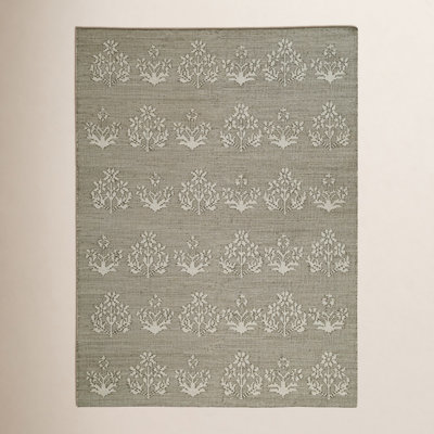 Heidi Botanical Flatweave Jute Rug