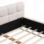 Chenille Upholstered Bed with Checkerboard Design-1119598187