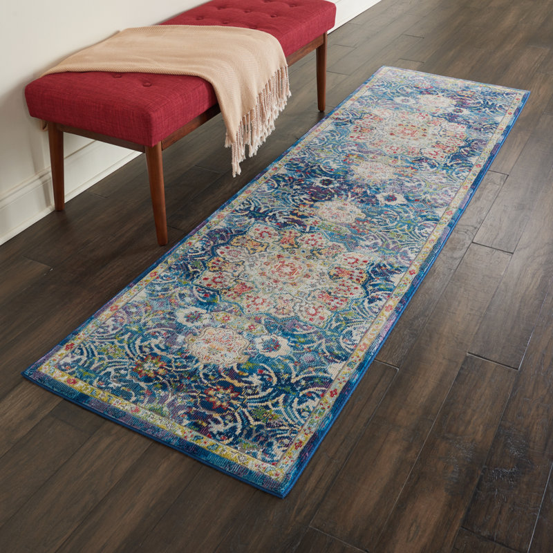 Oriental Indoor Rug, Runner 2'4" x 8'