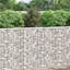 Lit surélevé en acier galvanisé Trapezium Gabion-1295722151