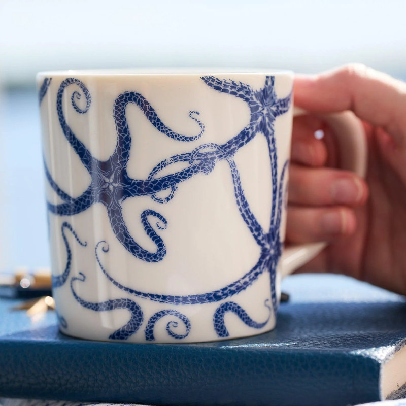 Starfish Handmade Porcelain Coffee Mug
