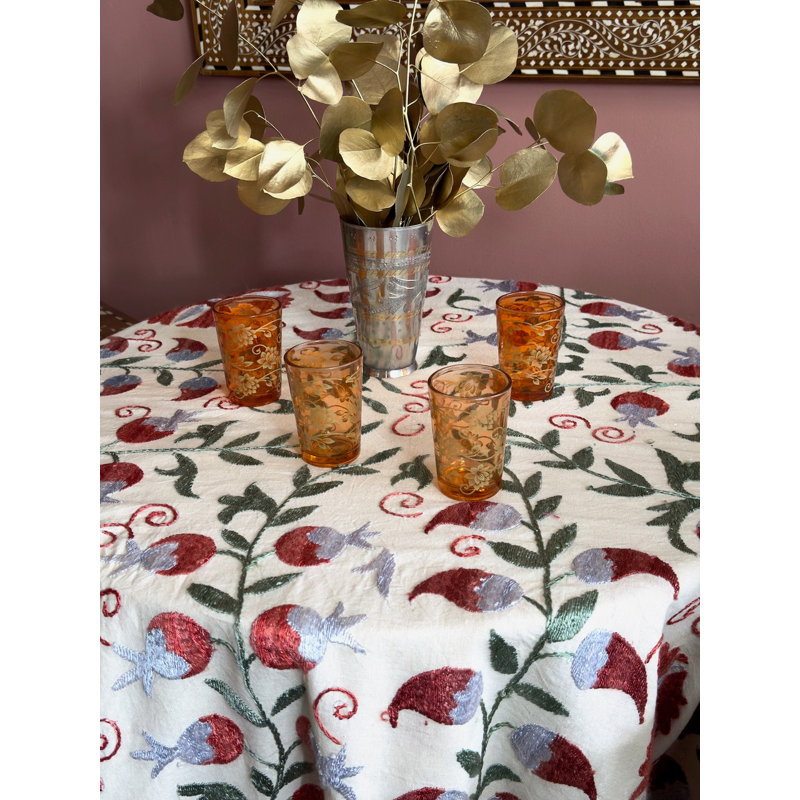 Nida Moroccan Tea Glasses Set of 6. Orange