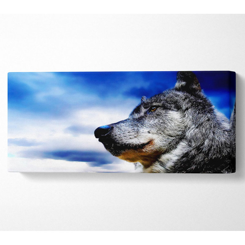 Magnificant Wolf - Wrapped Canvas Print, 50.8cm H x 121.9cm W