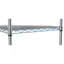 Étagère de coin en métal à 6 niveaux Tablettes pentagonales Étagères de rangement en métal réglables en métal robustes et autoportantes pour salle de bain, salon, cuisine - Chrome-239128298-239128277