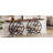 Stylish Industrial 4-Tier Entryway Console Table With Geometric Circle Metal Frame And Storage Shelves For Modern Homes